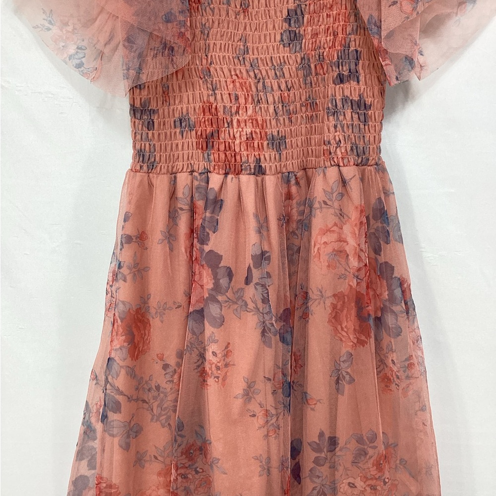 NWT Baltic Born large Tivoli Tulle dress in coral - Picture 6 of 15